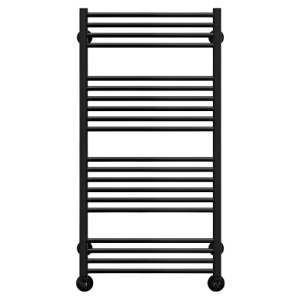 Полотенцесушитель водяной Terminus Аврора П20 50x100 см черный матовый