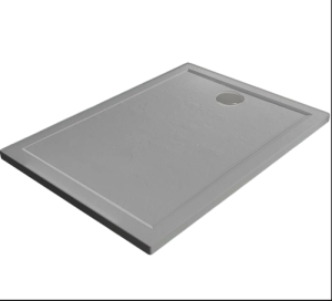 PT-G-12080-RU Душевой поддон 120*80 искуственный камень серый, сланец Pietra G VECONI